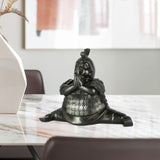 Maxbell Ancient Terracotta Soldiers Exquisite Handpainted for Ornament Shelf Decor Splits