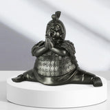 Maxbell Ancient Terracotta Soldiers Exquisite Handpainted for Ornament Shelf Decor Splits