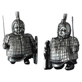 Maxbell Ancient Terracotta Soldiers Exquisite Handpainted for Ornament Shelf Decor Kneeling