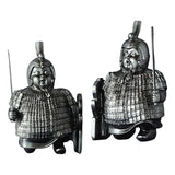 Maxbell Ancient Terracotta Soldiers Exquisite Handpainted for Ornament Shelf Decor Kneeling