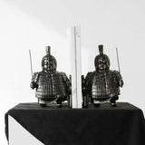 Maxbell Ancient Terracotta Soldiers Exquisite Handpainted for Ornament Shelf Decor Kneeling