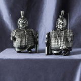 Maxbell Ancient Terracotta Soldiers Exquisite Handpainted for Ornament Shelf Decor Kneeling