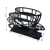 Maxbell Napkin Holder Serviette Vertical Metal for Kitchen Cocktail Parties Office black