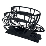 Maxbell Napkin Holder Serviette Vertical Metal for Kitchen Cocktail Parties Office black