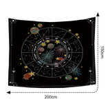 Maxbell Bohemia 12 Constellation Tapestry Home Decoration Ornament Wedding