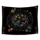 Maxbell Bohemia 12 Constellation Tapestry Home Decoration Ornament Wedding