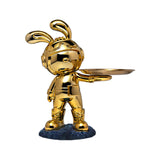 Maxbell Rabbit Desk Storage Tray Statue Creative Figurine Decor Apartment Office Aureate