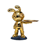 Maxbell Rabbit Desk Storage Tray Statue Creative Figurine Decor Apartment Office Aureate