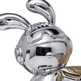 Maxbell Rabbit Desk Storage Tray Statue Creative Figurine Decor Apartment Office Argent