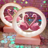 Maxbell LED Flamingo Night Light with Music Desk Lamp for Living Room Decoration