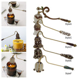 Maxbell Decorative Candle Snuffer Extinguisher with Long Handle for Home Decor Gift StyleA