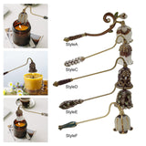 Maxbell Decorative Candle Snuffer Extinguisher with Long Handle for Home Decor Gift StyleA