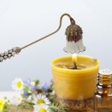 Maxbell Decorative Candle Snuffer Extinguisher with Long Handle for Home Decor Gift StyleC