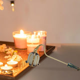 Maxbell Decorative Candle Snuffer Extinguisher with Long Handle for Home Decor Gift StyleF