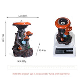 Maxbell Creative Backflow Incense Burner Mushroom Figurine for Home Office Indoor
