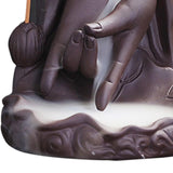 Maxbell Backflow Incense Burner Waterfall Censer Crafts Lotus for Relaxation Office