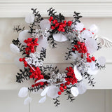 Maxbell Creative Christmas Wreath 14" for Festival Table Centerpiece Fireplace