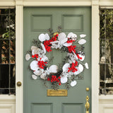 Maxbell Creative Christmas Wreath 14" for Festival Table Centerpiece Fireplace