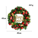 Maxbell Christmas Wreath Garland Decor Wall Hanging Flower Farmhouse Outdoor