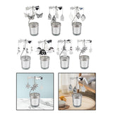 Maxbell Rotating Candle Holder Centerpieces Tealight Holders Tray Ornament for Party Butterfly