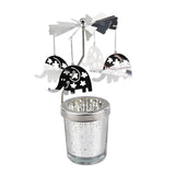 Maxbell Rotating Candle Holder Centerpieces Tealight Holders Tray Ornament for Party Elephant