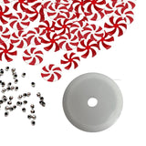 Maxbell 50x Christmas Hanging Ornaments Pendants Charm DIY Wreaths Farmhouse 25mm