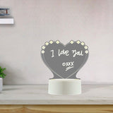 Maxbell USB Message Boards Sign Night Lamp Clear Whiteboard with pen for Gift