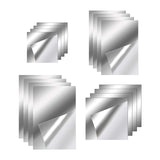 Maxbell 4 Pieces Wall Stickers Mirror Wall Mirror Tiles Sticky for Background Gym 20cmx20cm