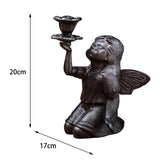 Maxbell Angel Shape Candlestick Holders Candle Stand for Party Farmhouse Fireplace