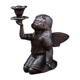 Maxbell Angel Shape Candlestick Holders Candle Stand for Party Farmhouse Fireplace