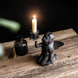 Maxbell Angel Shape Candlestick Holders Candle Stand for Party Farmhouse Fireplace
