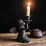 Maxbell Angel Shape Candlestick Holders Candle Stand for Party Farmhouse Fireplace