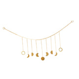 Maxbell Moon Phase Wall Hanging Bohemian Moon Garland for Living Room Apartment Dorm StyleA