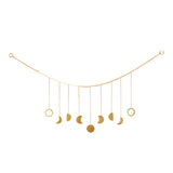 Maxbell Moon Phase Wall Hanging Bohemian Moon Garland for Living Room Apartment Dorm StyleA