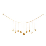Maxbell Moon Phase Wall Hanging Bohemian Moon Garland for Living Room Apartment Dorm StyleA