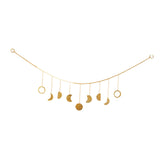 Maxbell Moon Phase Wall Hanging Bohemian Moon Garland for Living Room Apartment Dorm StyleC