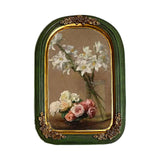 Maxbell Retro Resin Photo Display Frame Tabletop Wall Hanging for Family Portrait Green