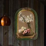 Maxbell Retro Resin Photo Display Frame Tabletop Wall Hanging for Family Portrait Green