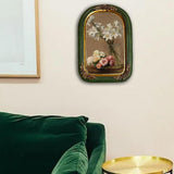 Maxbell Retro Resin Photo Display Frame Tabletop Wall Hanging for Family Portrait Green