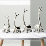 Maxbell Deer Figurine Animal Statue Nordic Sculpture for Home Living Room Tabletop 8cmx14cm