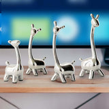 Maxbell Deer Figurine Animal Statue Nordic Sculpture for Home Living Room Tabletop 8cmx14cm