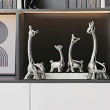 Maxbell Deer Figurine Animal Statue Nordic Sculpture for Home Living Room Tabletop 8cmx14cm