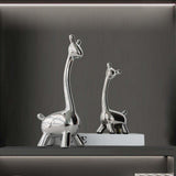 Maxbell Deer Figurine Animal Statue Nordic Sculpture for Home Living Room Tabletop 8cmx14cm