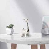 Maxbell Deer Figurine Animal Statue Nordic Sculpture for Home Living Room Tabletop 8cmx14cm
