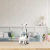 Maxbell Deer Figurine Animal Statue Nordic Sculpture for Home Living Room Tabletop 8cmx14cm