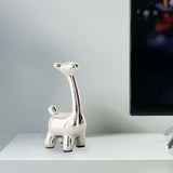 Maxbell Deer Figurine Animal Statue Nordic Sculpture for Home Living Room Tabletop 8cmx14cm