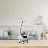 Maxbell Deer Figurine Animal Statue Nordic Sculpture for Home Living Room Tabletop 10cmx21cm