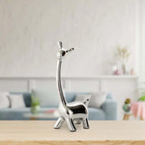 Maxbell Deer Figurine Animal Statue Nordic Sculpture for Home Living Room Tabletop 12cmx25cm