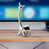 Maxbell Deer Figurine Animal Statue Nordic Sculpture for Home Living Room Tabletop 12cmx25cm