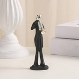 Maxbell 6Pcs Musician Player Statue Crafts Art Sculpture for Office Desktop Decor